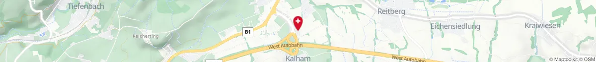 Kartendarstellung des Standorts für Apotheke zum Goldenen Stern in 5301 Eugendorf